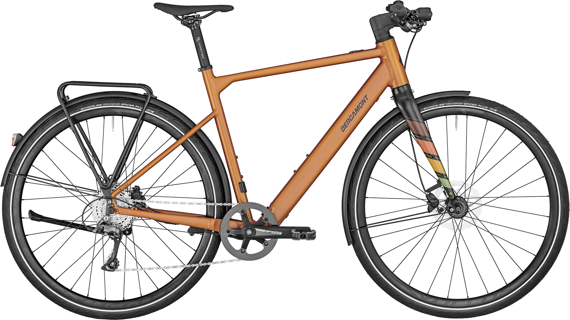 E Sweep Sport 2024   Orange (udstillingsmodel) fra Bergamont