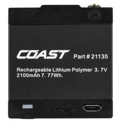 Coast Zx600 Genopladeligt Batteri til PM200/PM500R/PM550