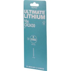 Deltaco Ultimate Lithium CR2430 Batteri - 10 Pakke