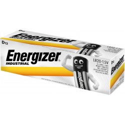 Energizer Industrial D Batteri - 12 Pakker Tilbud