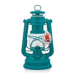Feuerhand Hurricane Lanterne 276 Teal Blu - Tilbud!