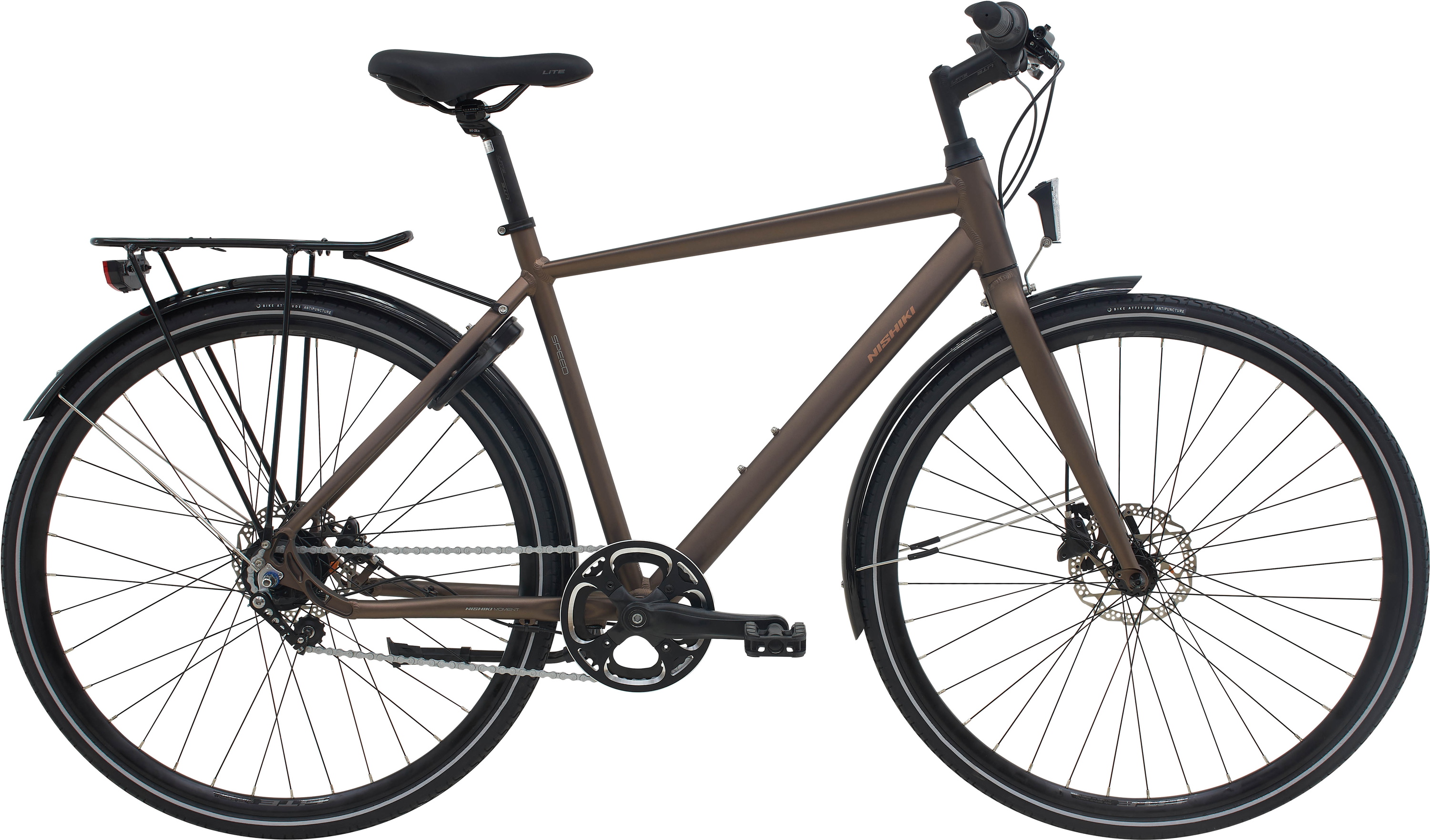 Nishiki Speed Herre 7g 2026 - Mat Mørk Kobber Cykeltilbud