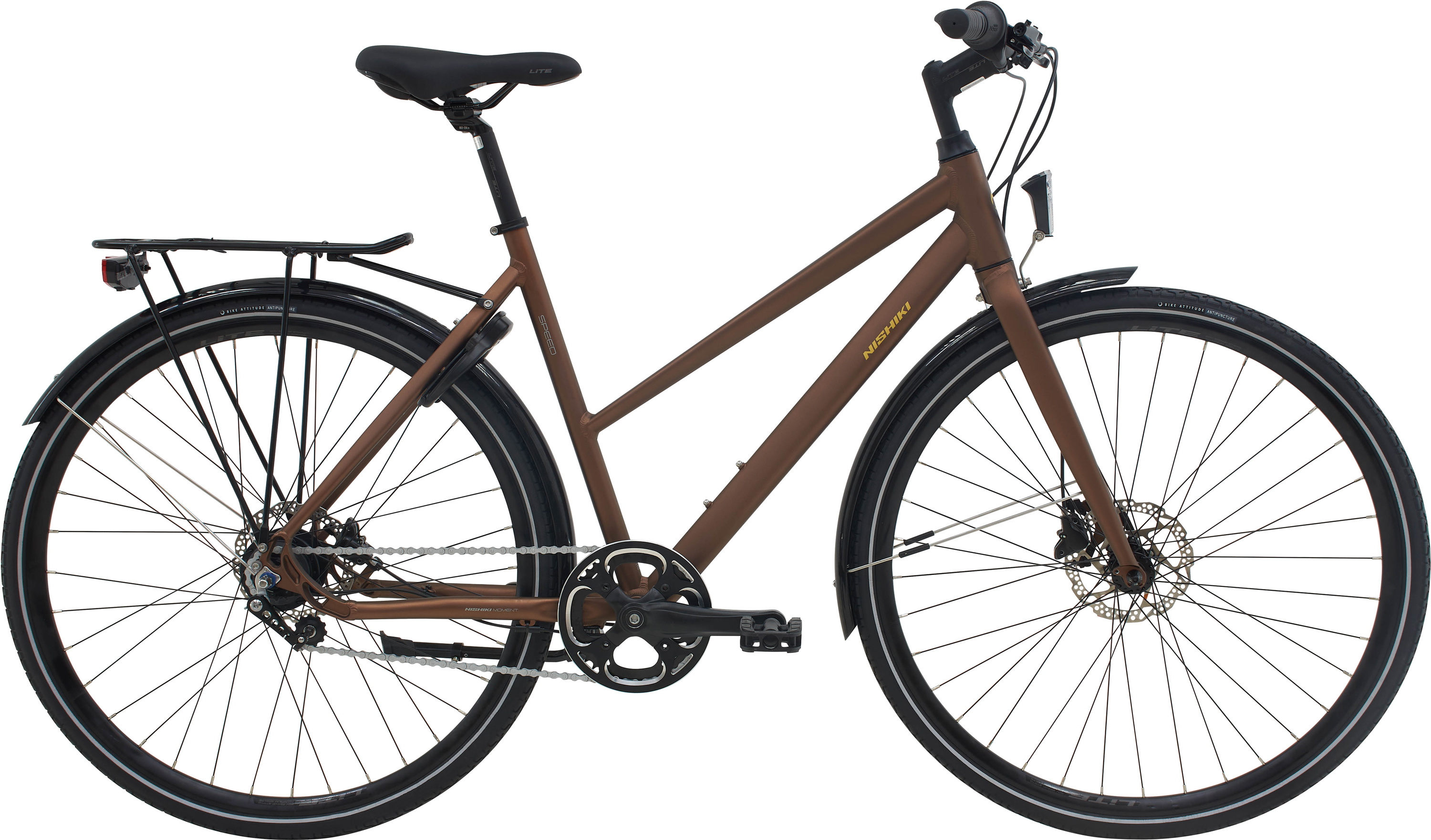 Nishiki Speed Dame 7g 2026 - Mat Lys Kobber Cykeltilbud