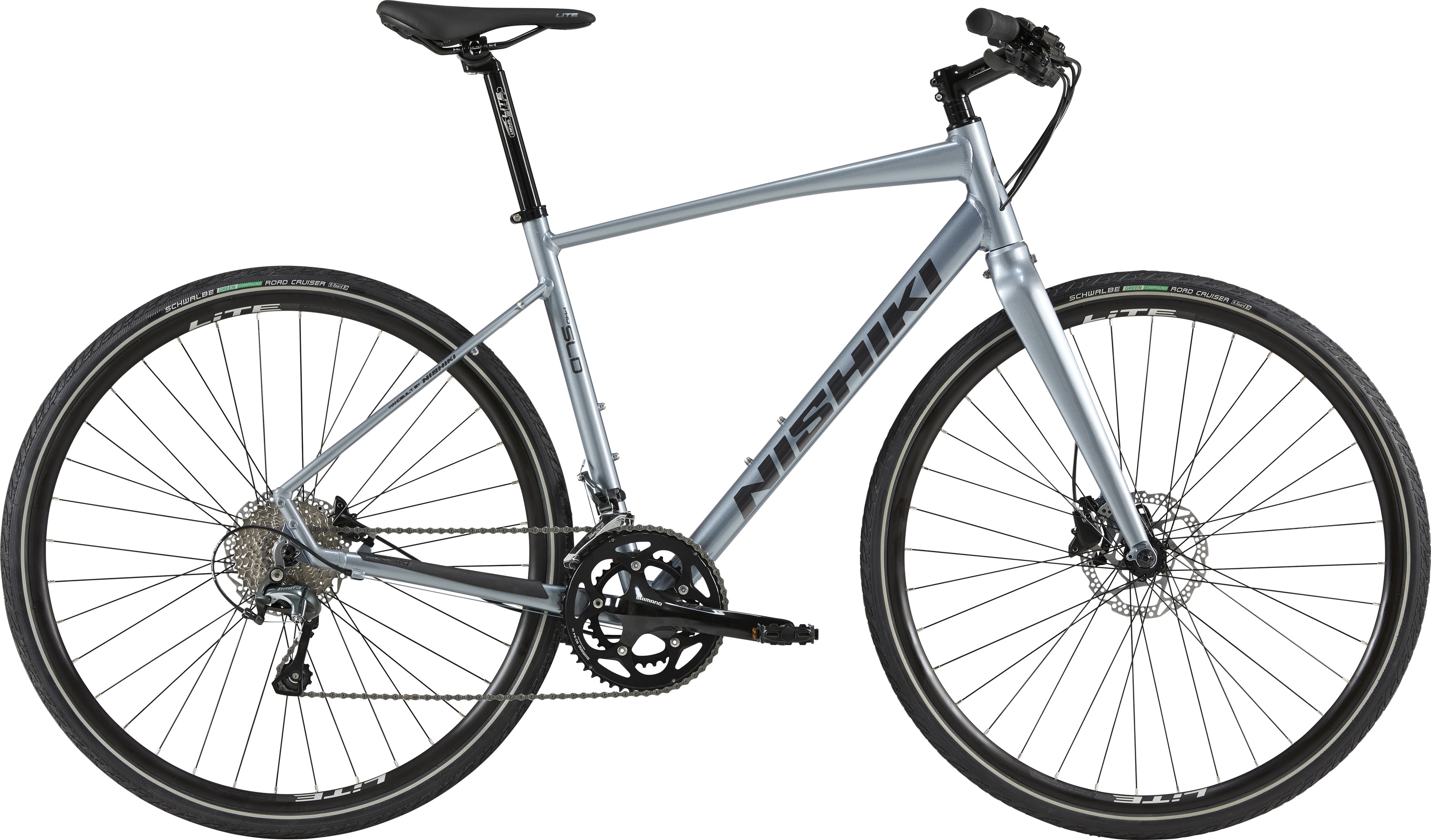 Nishiki Pro SLD Herrecykel 20g 2026 - Mørk Sølv Tilbud