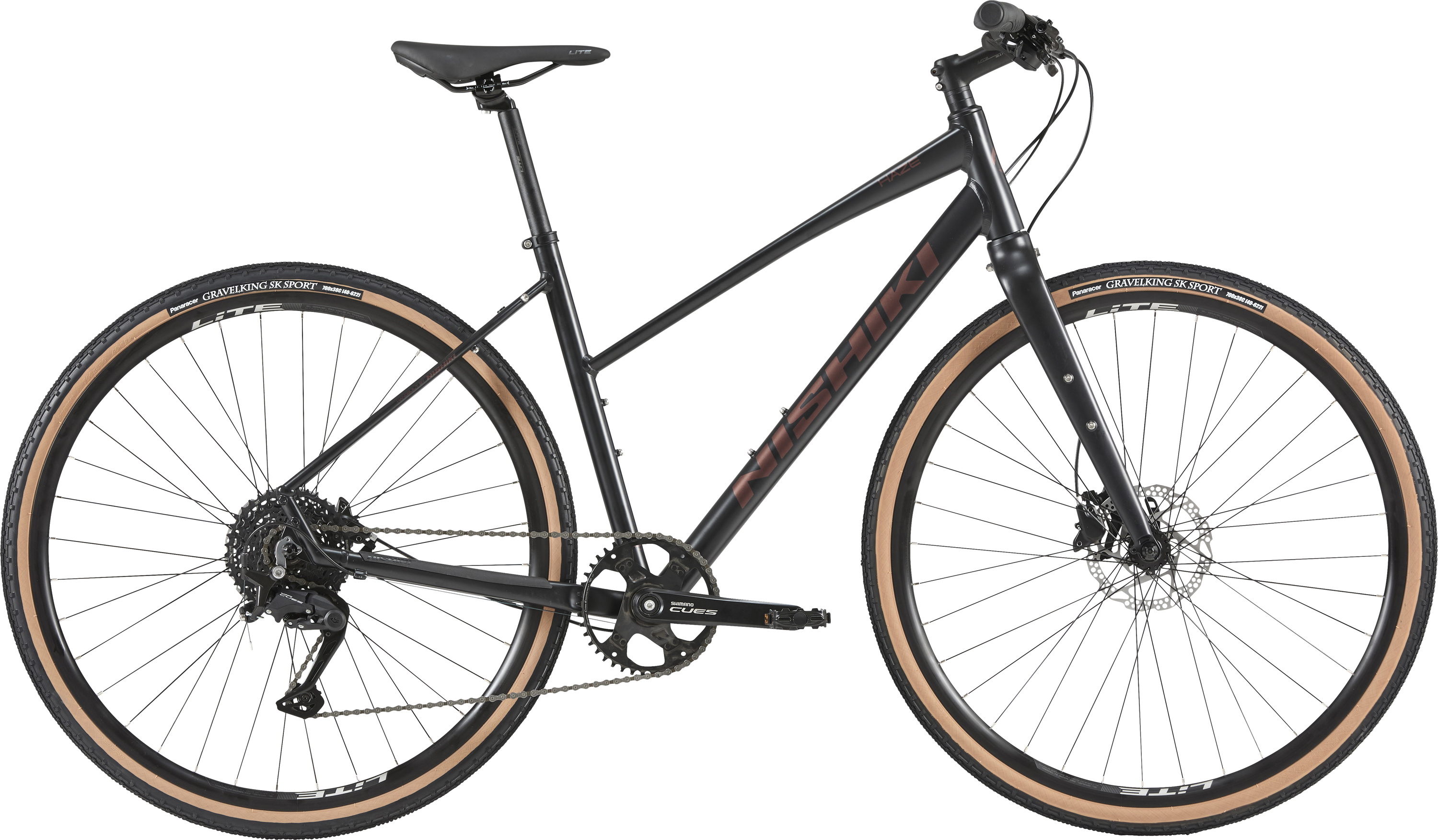 Nishiki Haze Damecykel 10g 2026 - Blank Sort Udsalg
