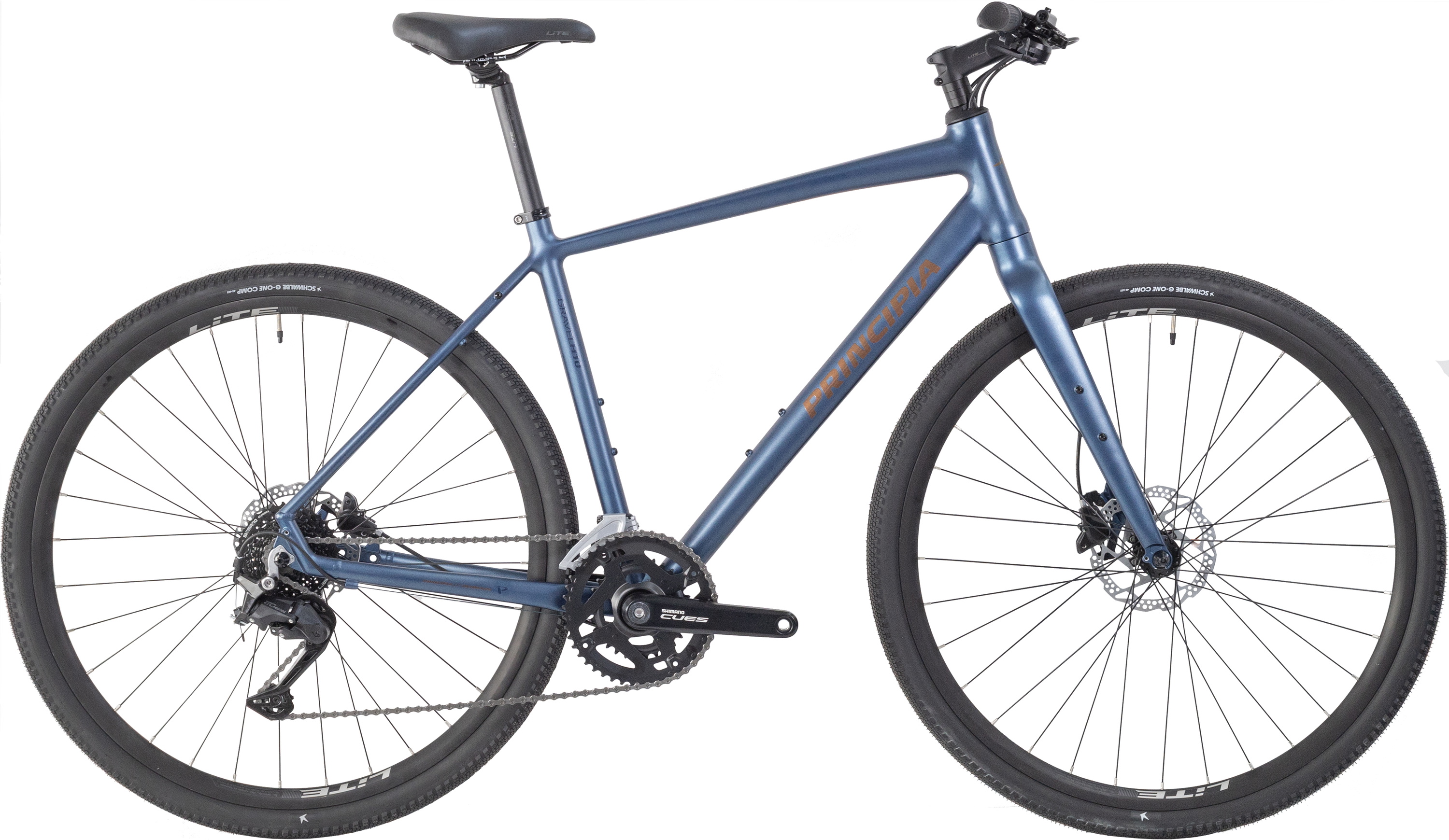 Principia Gravel H10 Herre 2x9g 2026 - Mat Mørk Blå Cykel