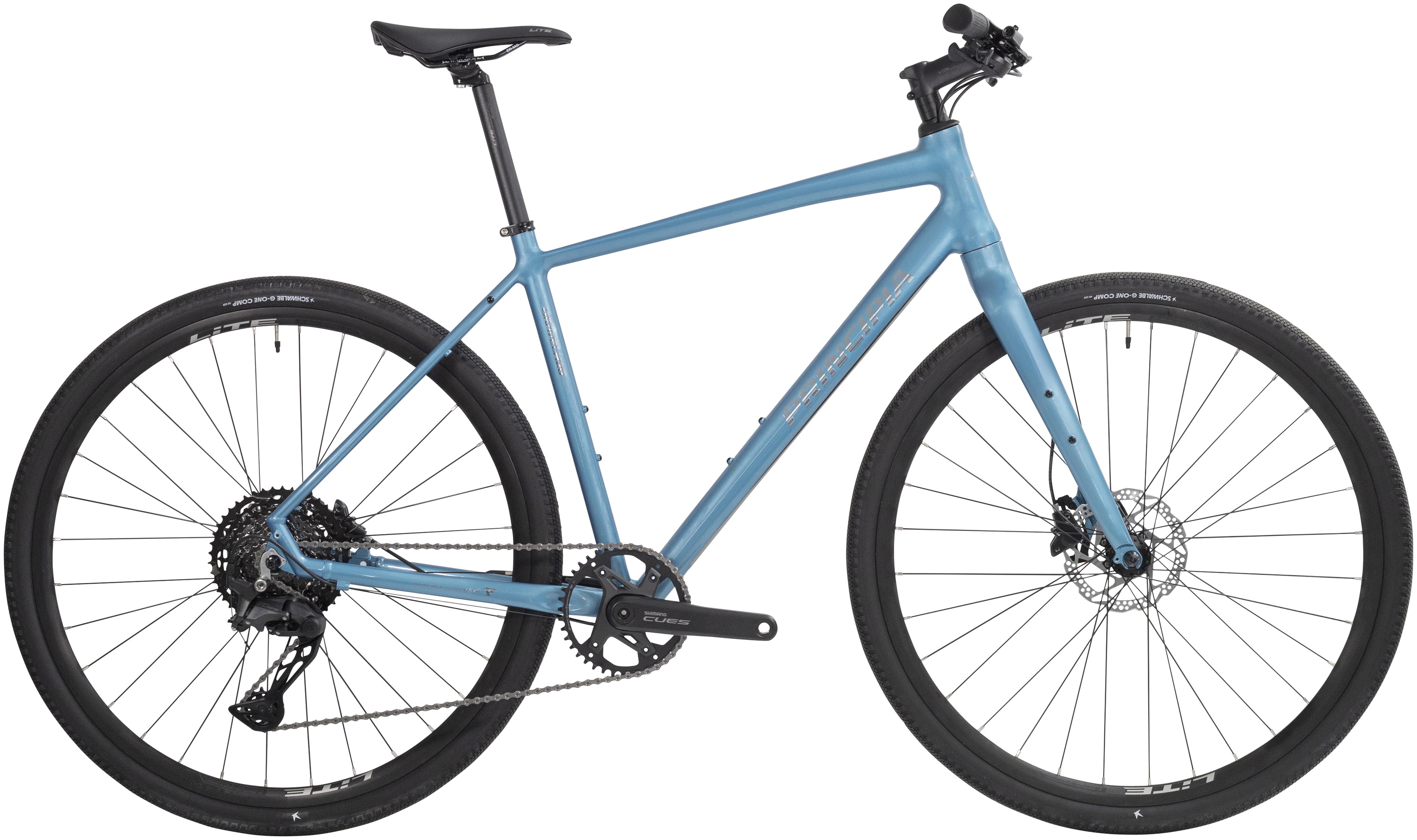 Principia Gravel H20 Herre 1x11g 2026 - Blank Blå Cykel