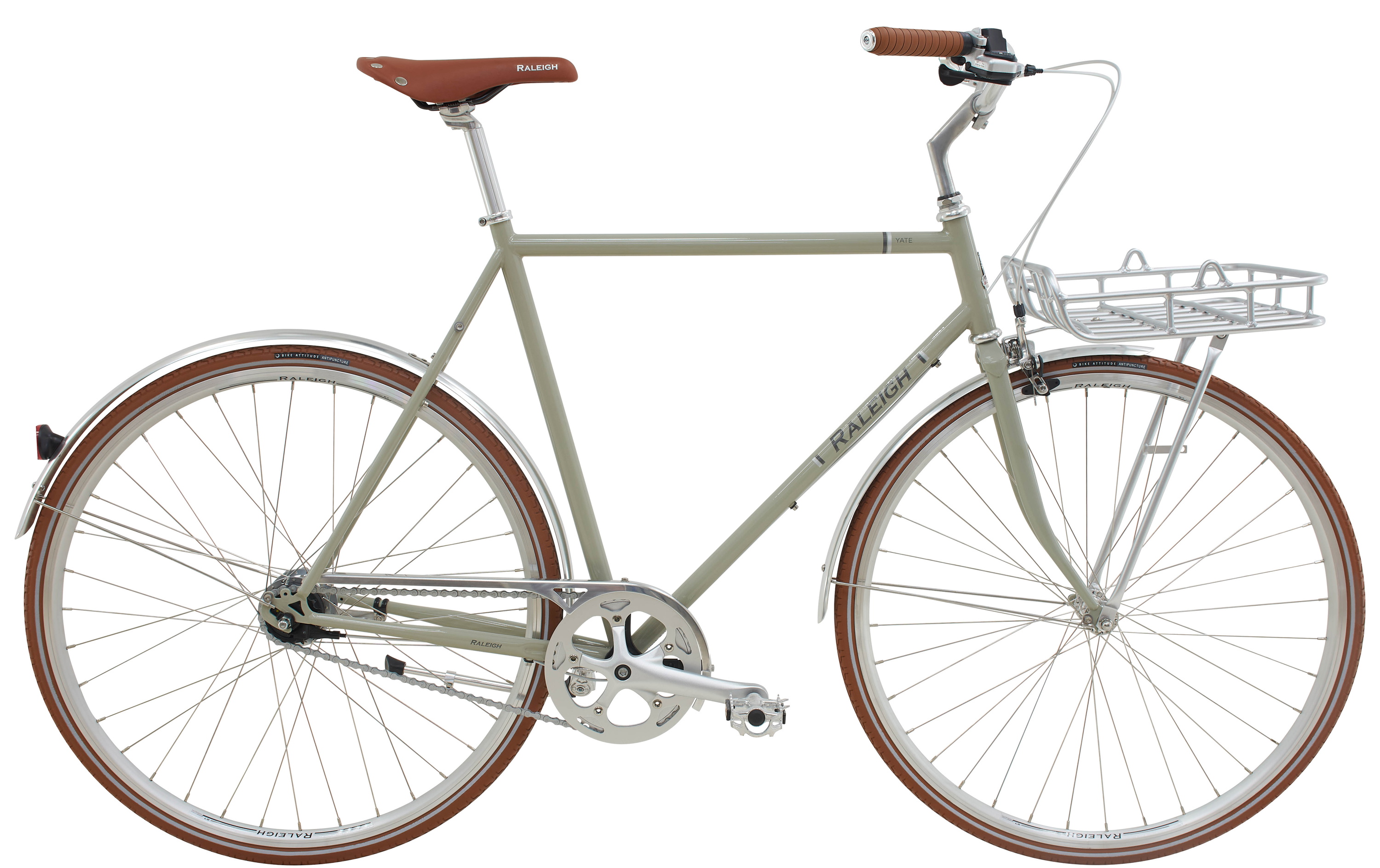 Raleigh Yate Cargo Herrecykel 2026 - Lys Grå Elegance