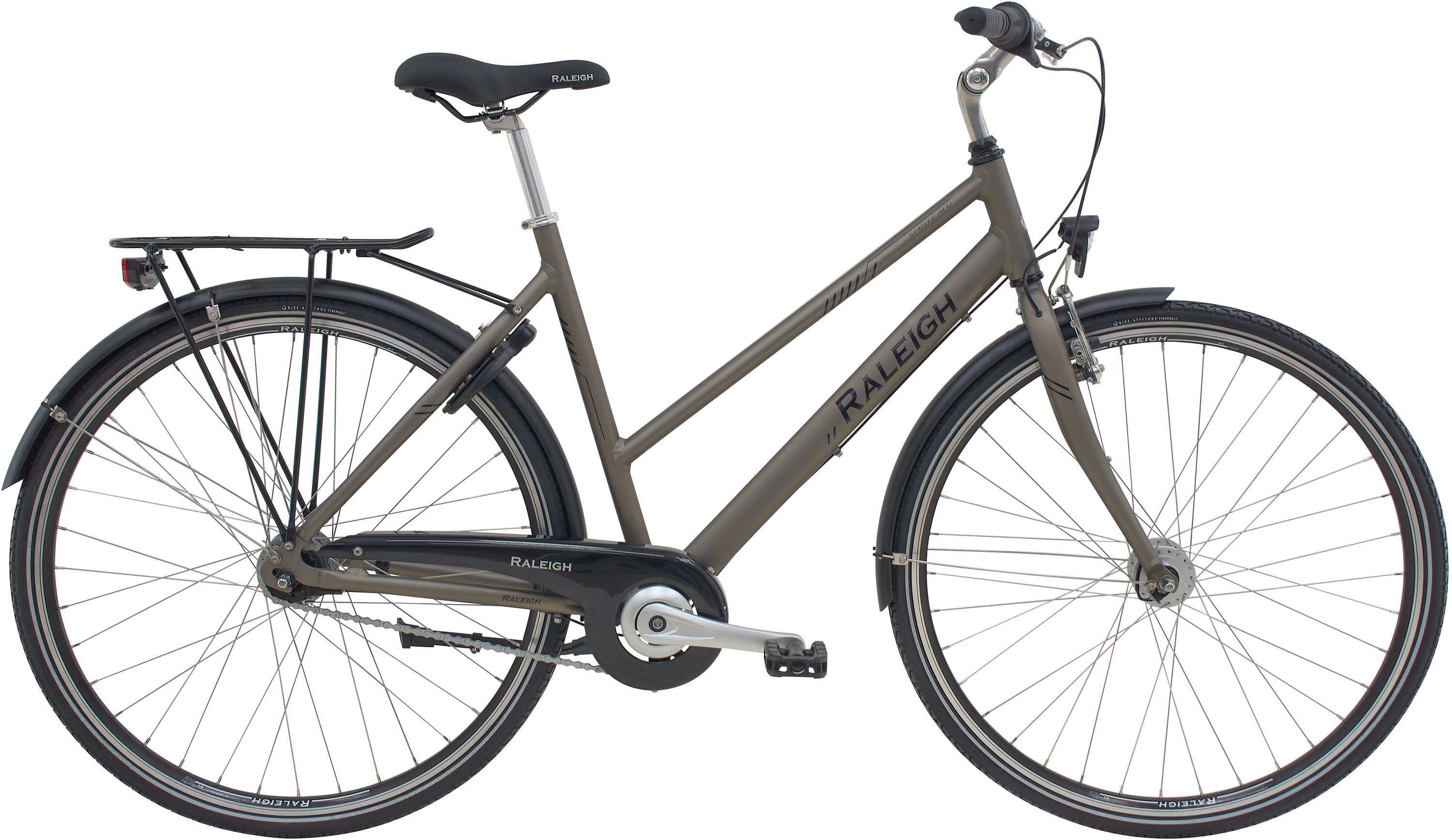 Raleigh Sprite Alu Damecykel 7g 2026 - Mat Mørk Grå