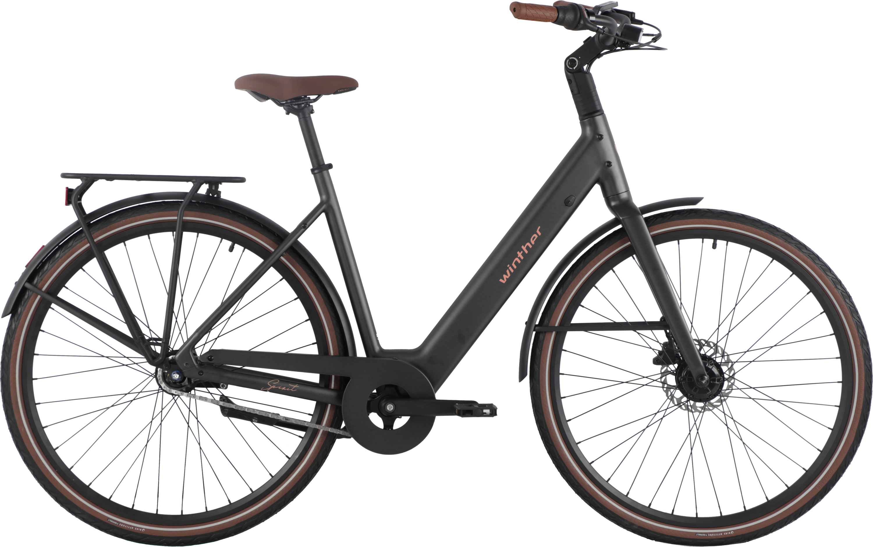 Winther Spirit Elcykel 7g 2026 Mat Sort - Særlig Tilbud!