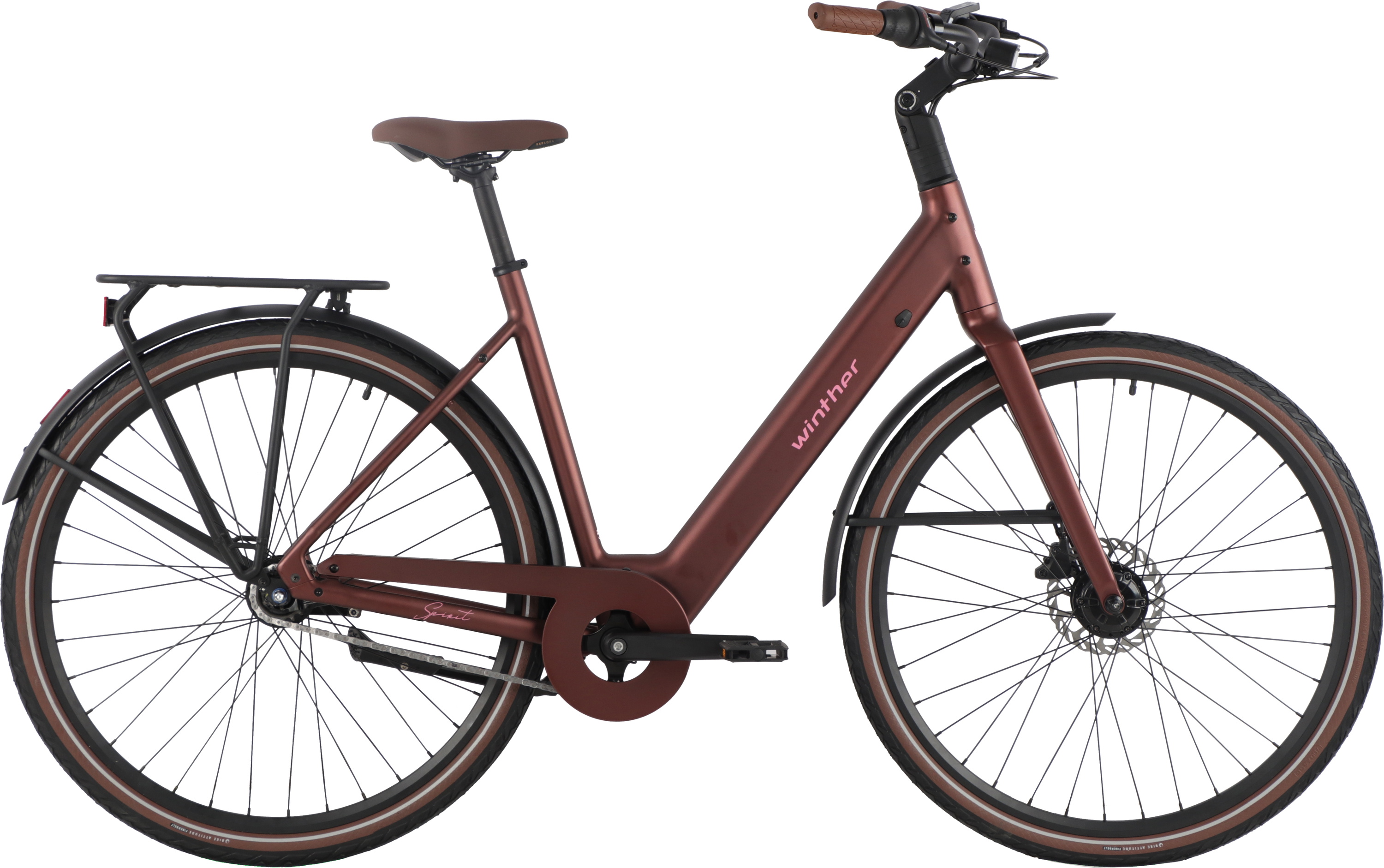 Winther Spirit Elcykel 7g 2026 Mat Bordeaux - Black Friday!