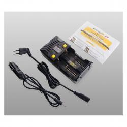 Armytek Uni C2 Oplader med LED Indikator - Biladapter