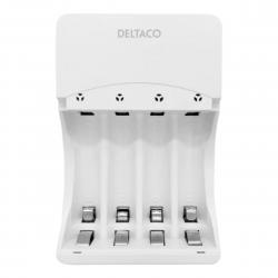 Deltaco Ultimativ Ni Mh USB Oplader til AA/AAA Batterier