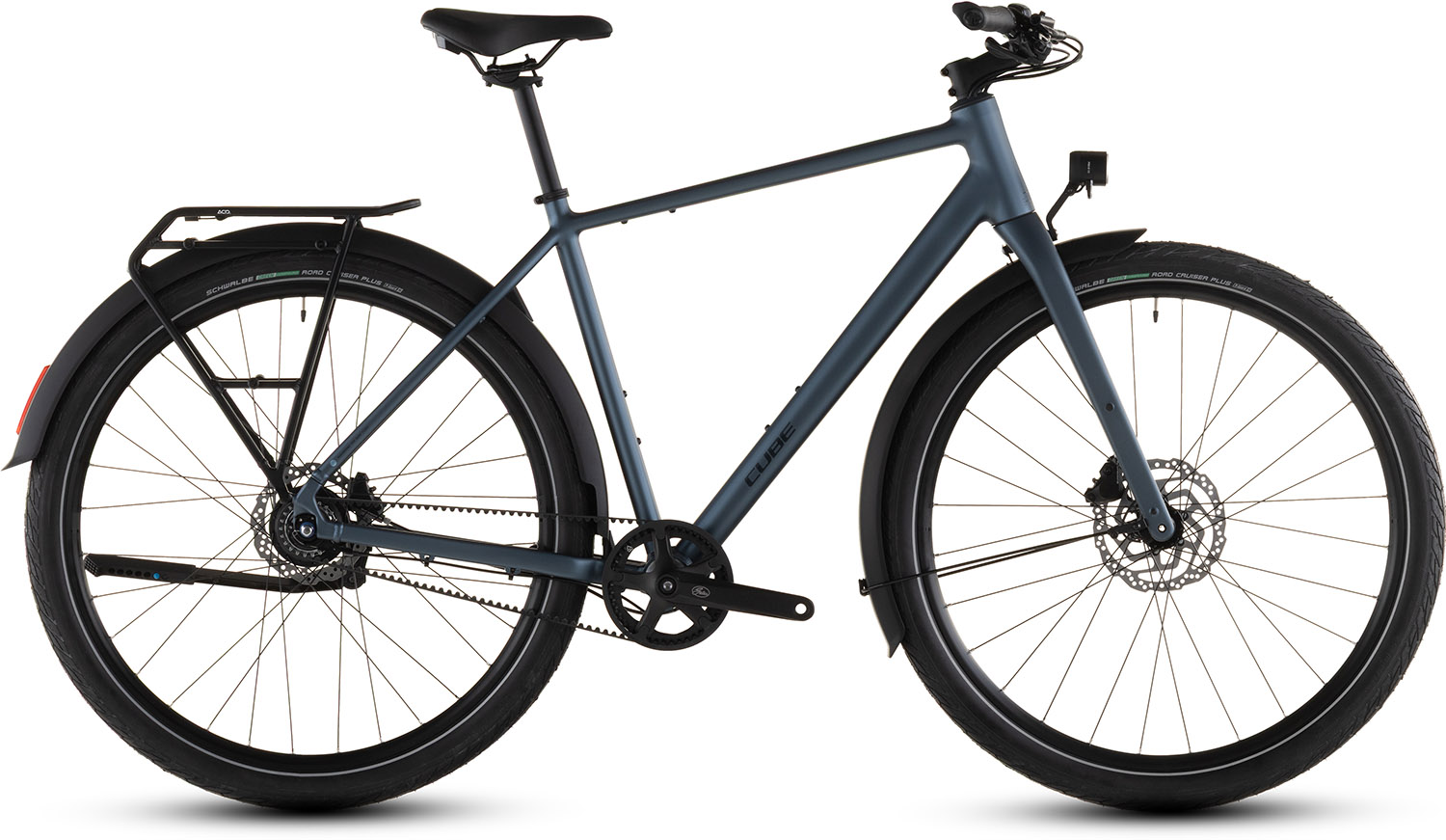Cube Editor Pro Fe 2026 - Mineralblå og Krom Cykel