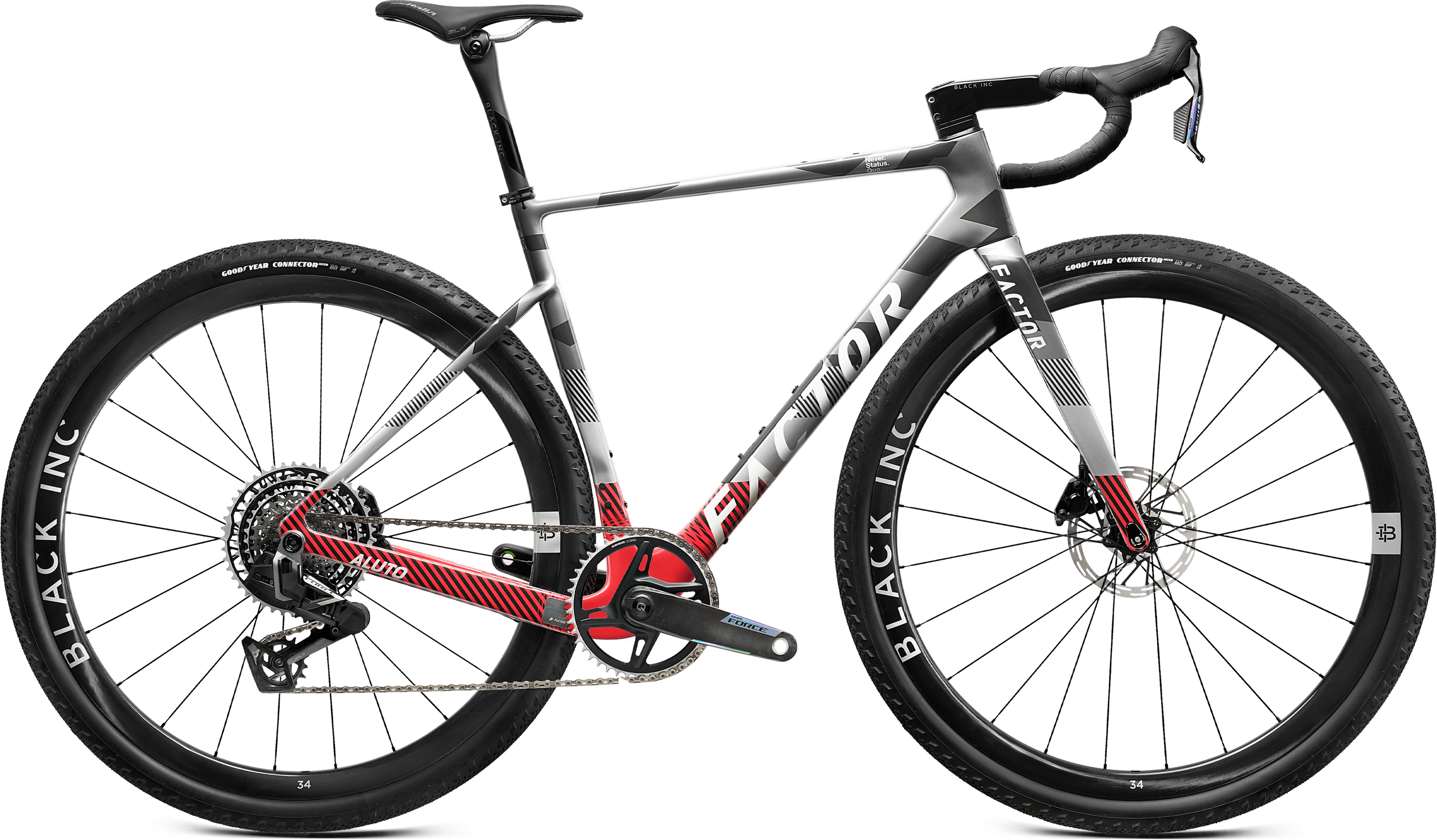 Factor Aluto Gravelcykel Sram Force Xplr 2026 Quattro Grey