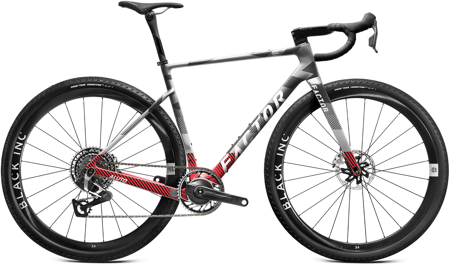 Factor Aluto Gravelcykel Sram Red Xplr 2026 Quattro Grey