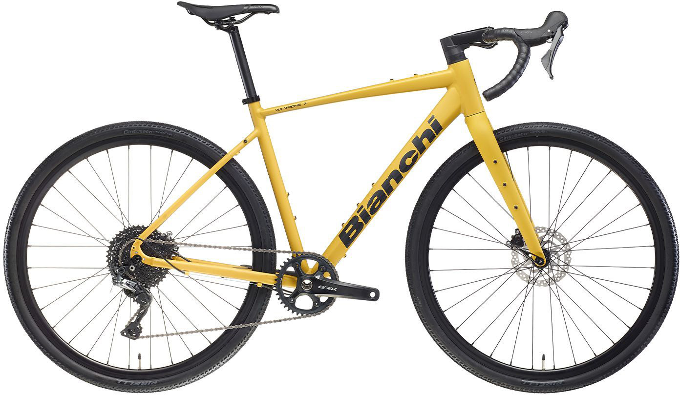 Bianchi Nirone 7 Disc GRX600 11sp - Gravelcykel i Gul Ocher