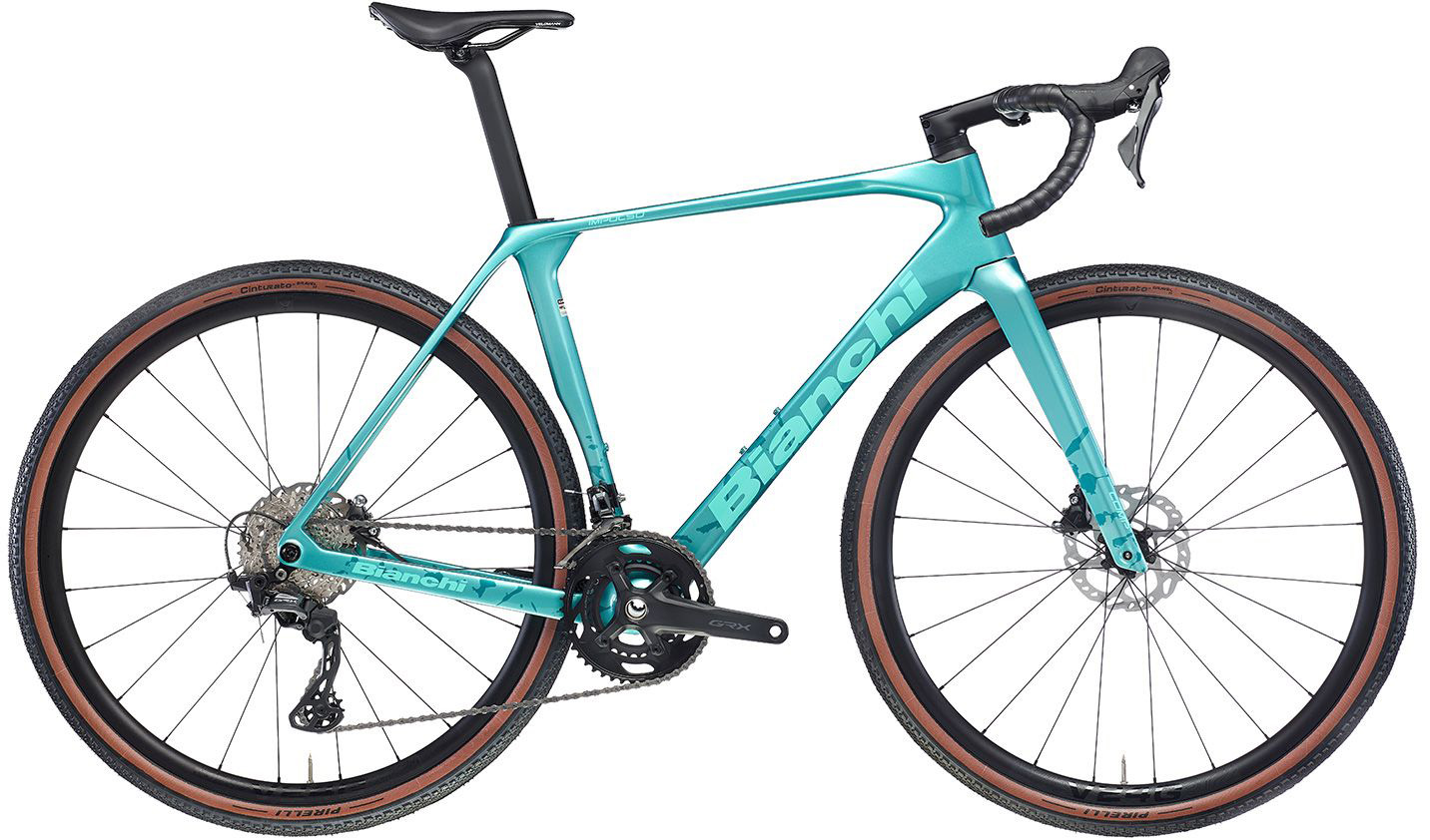 Bianchi Impulso Comp GRX 610 2x12sp - Celeste Metallic Gravelcykel