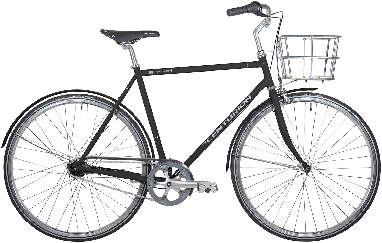 Centurion Hydrogen Herre 7g 2026 - Elegant Sort Citybike