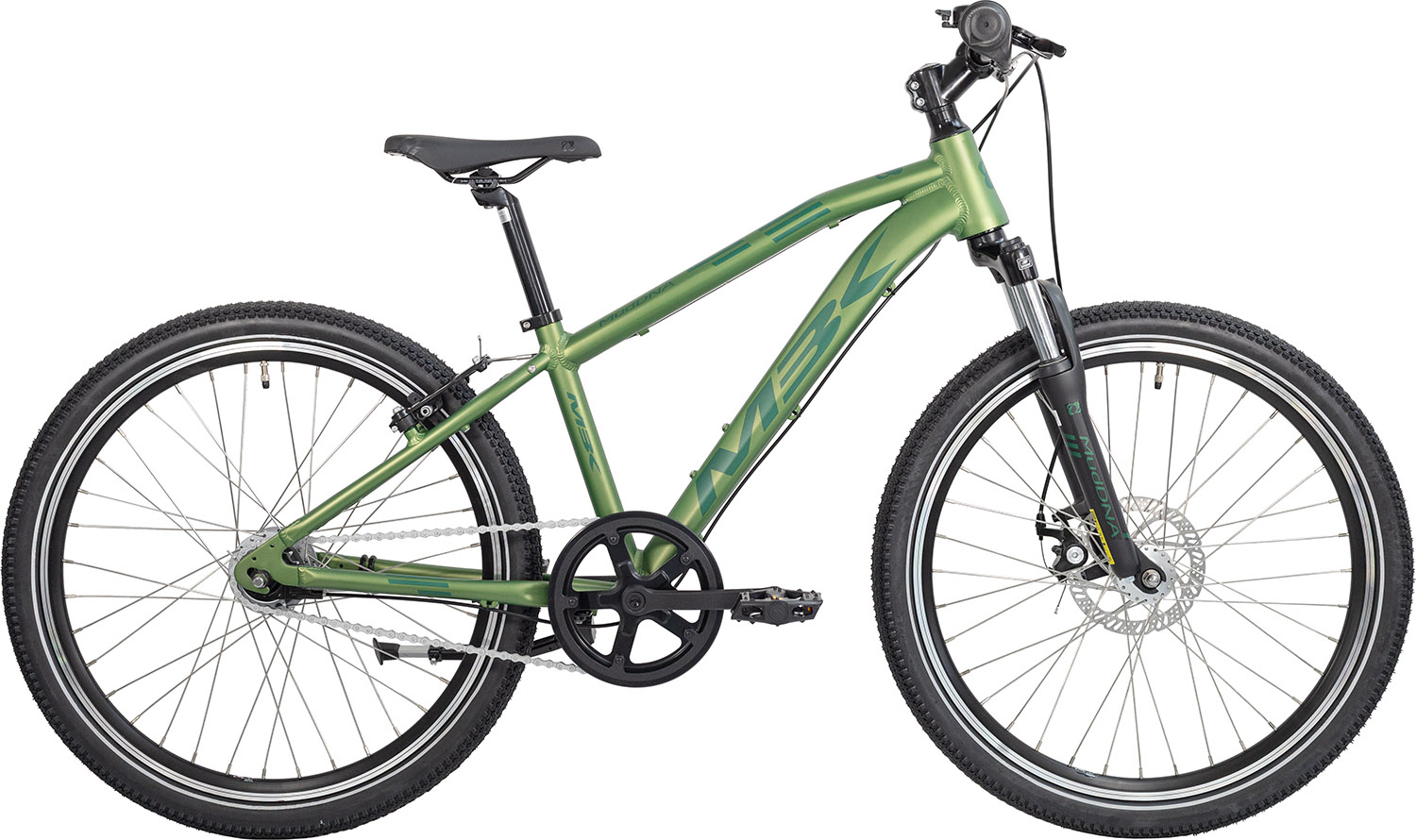 MBK Mud DNA 24" Børnemountainbike - Mat Grøn