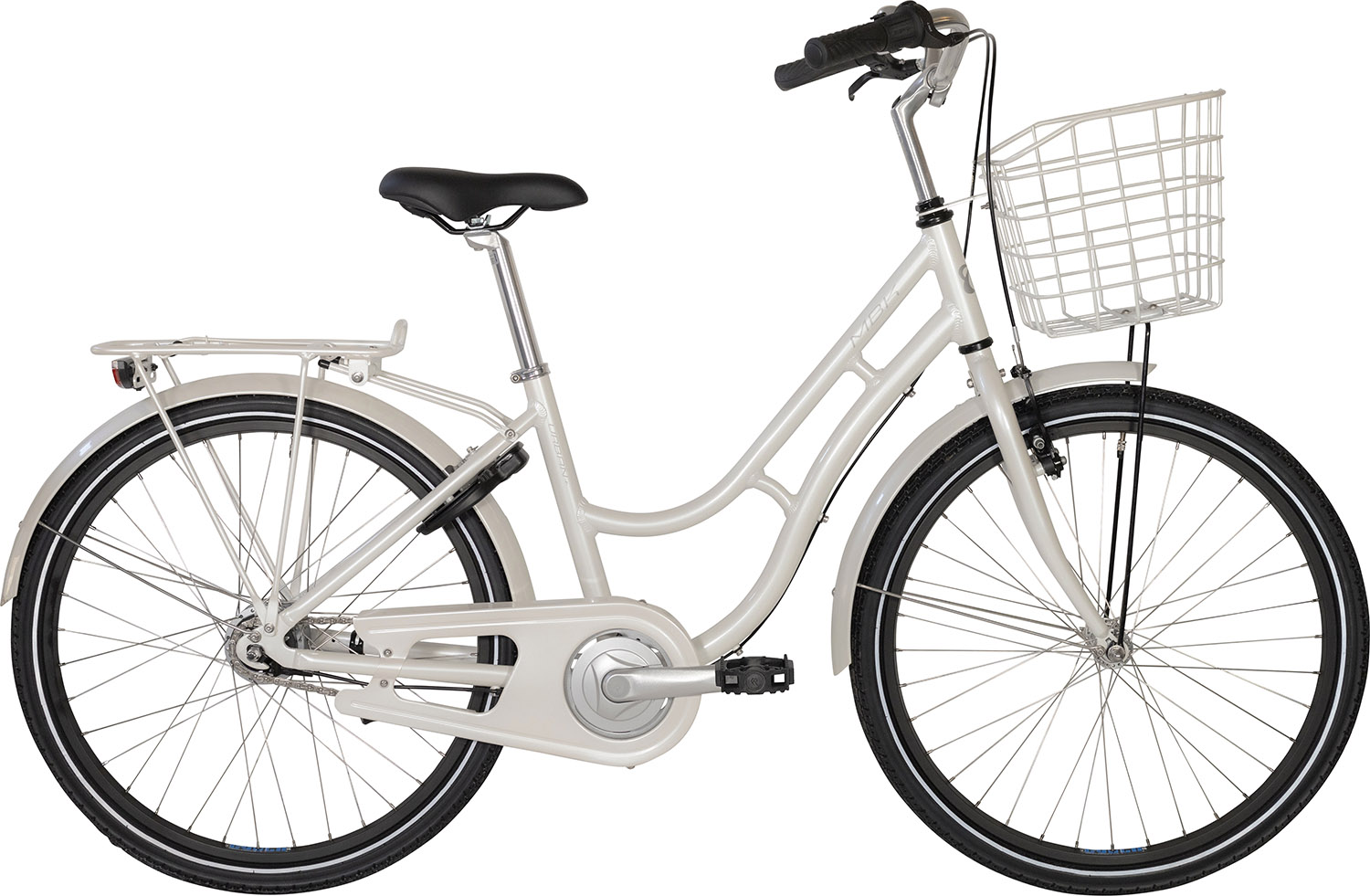 MBK Basic Urban+ Pige 24" Cykel - Elegant Hvid Model