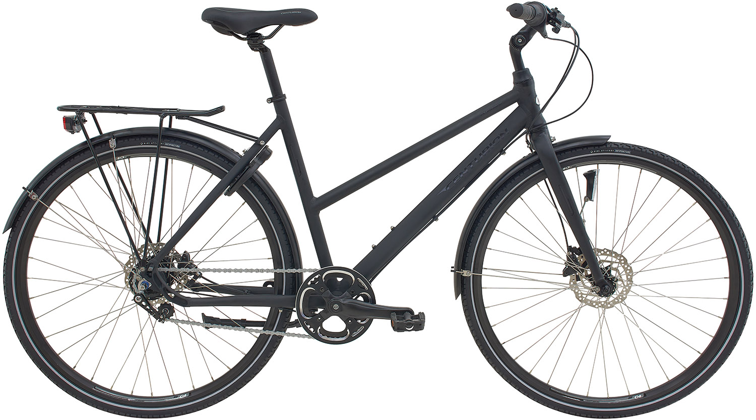 Centurion Invincible Dame 7g 2026 - Mat Sort Citybike