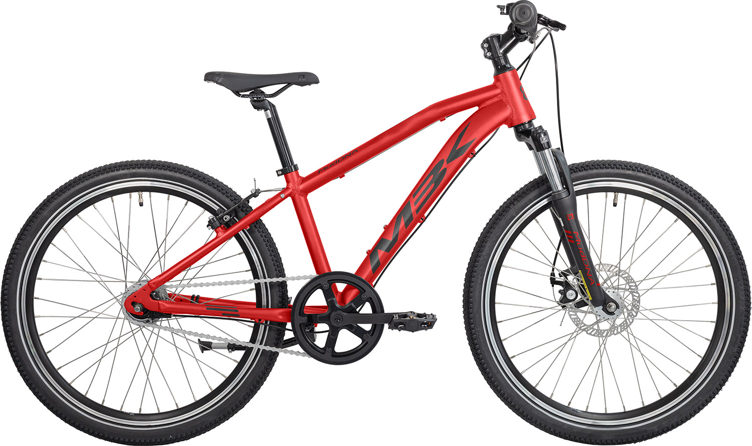 MBK Mud DNA 24" Børnemountainbike - Mat Rød tilbud!