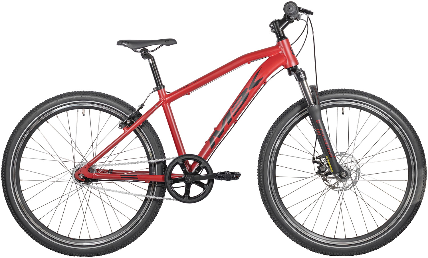 MBK Mud DNA 26" Børnemountainbike - Mat Rød Tilbud!