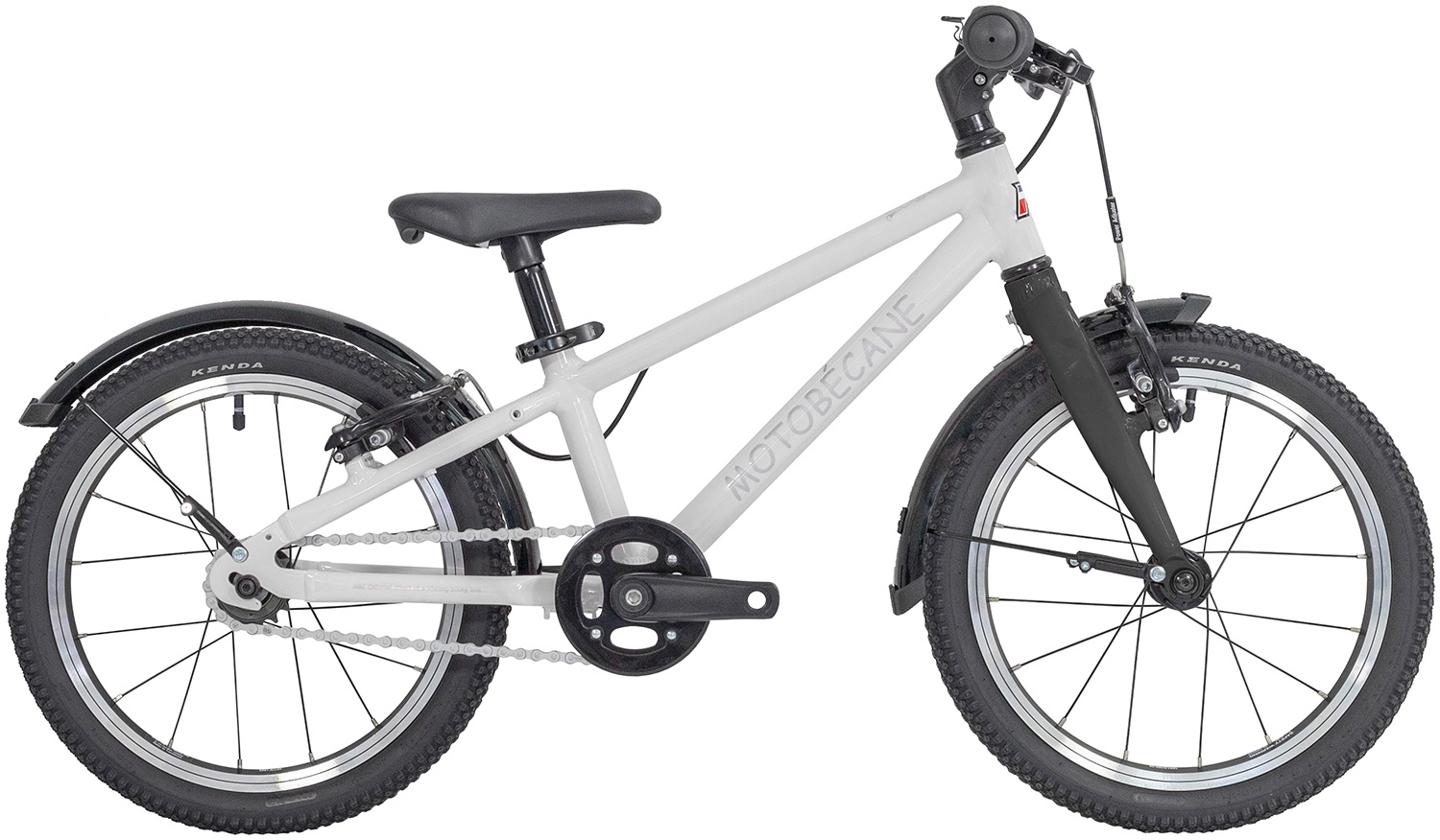 Motobecane ABC Débuts 16" Børnecykel - Hvid Glans