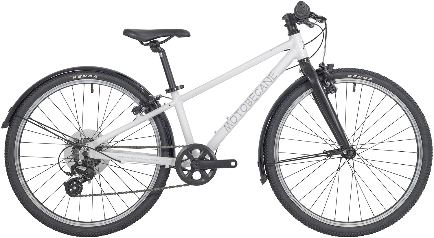 Motobecane ABC Débuts 24" Børnecykel - Hvid Glans
