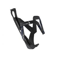 Bottle Cage Custom Racex Black Skin, Blue Graphic   Flaskeholder fra Elite