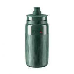 Bottle Fly Tex Dark Green, Grey Logo 550ml   Drikkeflaske fra Elite