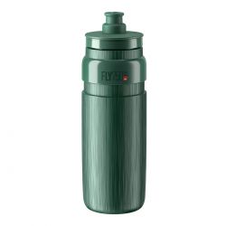 Bottle Fly Tex Dark Green, Grey Logo 750ml   Drikkeflaske fra Elite