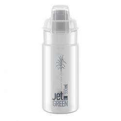Bottle Jet Green+ Clear Grey Logo 550ml   Drikkeflaske fra Elite