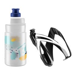 Kit Ceo Black Glossy +bottle Jet 350ml Clear Log Bl   Flaskeholder fra Elite