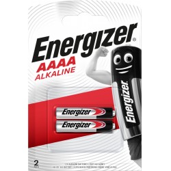 Alkaline Aaaa 2 Pack   Batteri fra Energizer