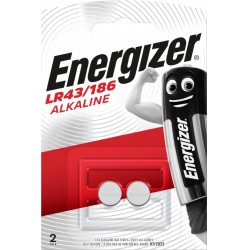 Alkaline Lr43 186 2 Pack   Batteri fra Energizer