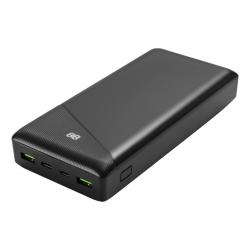 Power Bank 30.000 Mah, 1x Usb C Pd, 2x Usb A Qc3.0   Powerbank fra Deltaco