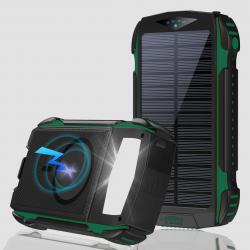 Solar Power Bank Rugged Titanpack Ultimag 20000mah Green fra 4smarts