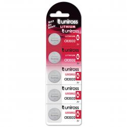 Lithium Cr2032   Batteri fra Uniross