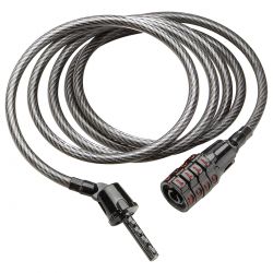 Combo Kabel Keeper 512 Kædelås 5mmx120cm   Cykellås fra Kryptonite