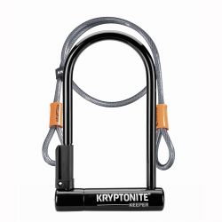 U Lock Keeper 12 Std Incl. 4' Flex   Cykellås fra Kryptonite