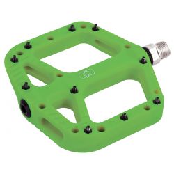 Oxford Loam 20 Nylon Flat Pedals Grøn   Cykelpedal fra Oxc