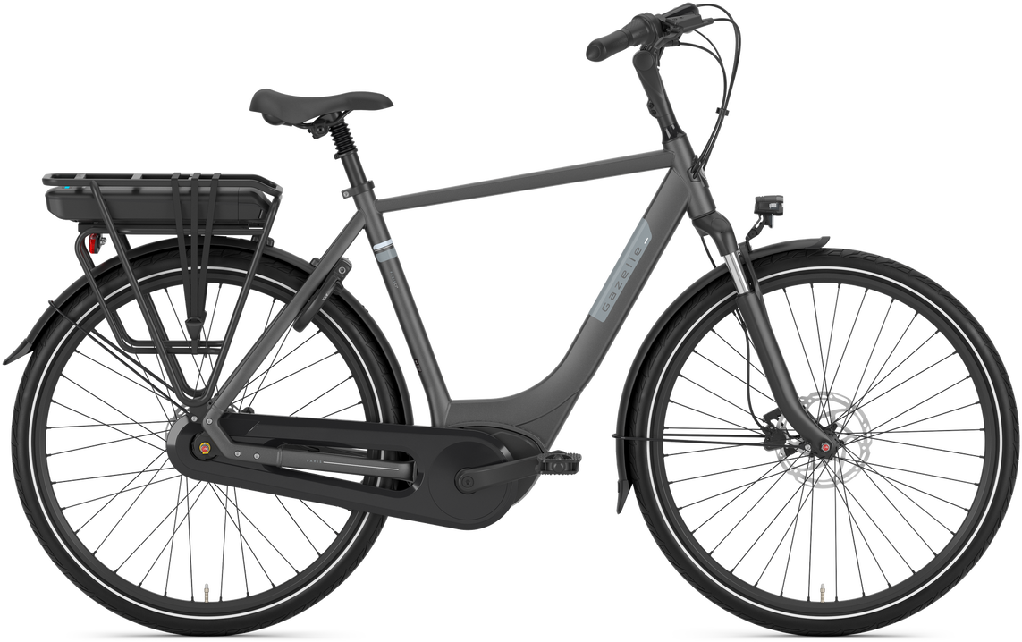 Paris C7+ Herre 2026   Anthracite Grey Mat fra Gazelle