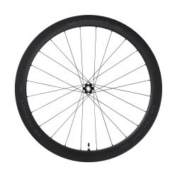 Wheel Front R8170 C50 Carb Tubeless Disc Br Ethru   Cykelhjul fra Shimano