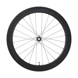 Wheel Front R8170 C60 Carb Tubeless Disc Br Ethru   Cykelhjul fra Shimano