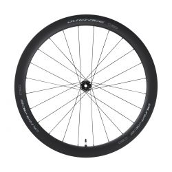 Wheel Front R9270 C50 Carb Tubeless Disc Br Ethru   Cykelhjul fra Shimano