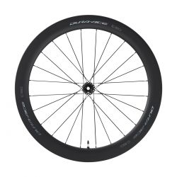 Wheel Front R9270 C60 Carb Tubeless Disc Br Ethru   Cykelhjul fra Shimano