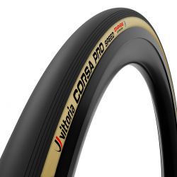 Dæk Road Corsa Pro Speed Tlr Brun Sort 24 622 700x24c   Cykeldæk fra Vittoria