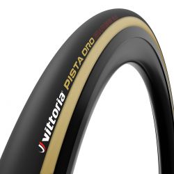 Dæk Track Pista Oro Brun Sort 25 28' Tubular Tpu G2.0   Cykeldæk fra Vittoria